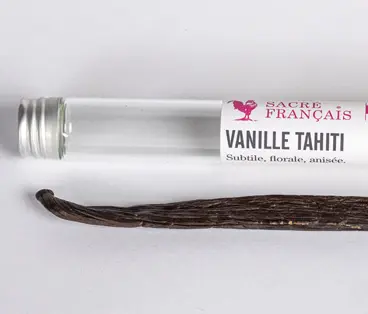 Vanille Tahiti - La vanille de Tahiti est une vanille puissante aux arômes subtils et élégants. C'est une rareté avec une longueur en bouche exceptionnelle.  