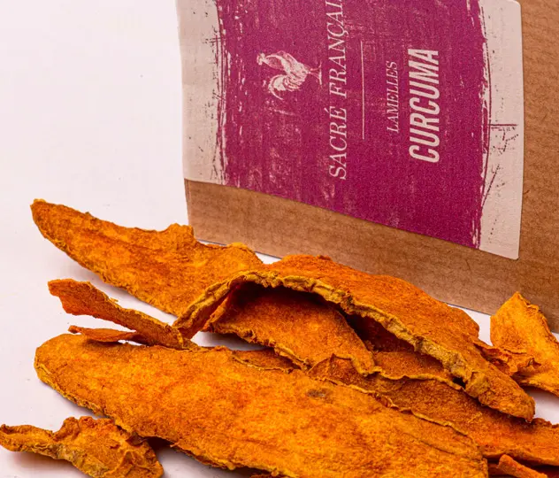 Épices - Curcuma - Curcuma BIO lamelle