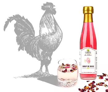 Épices Sacré français - Condiment - Liban - Sirop de rose - Intensément floral, ce sirop de rose 100 % naturel Fair Trade issu d'une fabrication artisanale et authentique qui capture la quintessence du végétal.