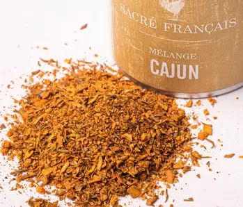 Épices Sacré français - Mélange d’épices - Cajun - Simple et basique d’utilisation. Ce mélange d'épices Acadien se marie avec tous les plats en cuisson ou marinade.