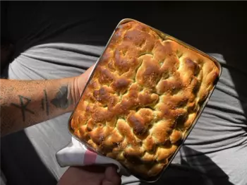 Focaccia aux graines de fenouil